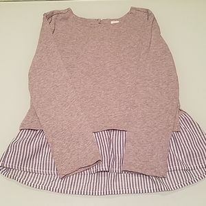 Little girl grey blouse 6/7